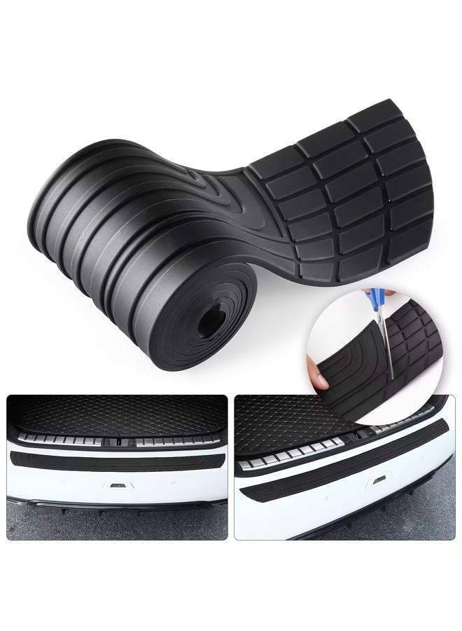 HOMESTAR Car Rear Bumper Protector, Car/SUV Universal Rubber Anti-Scratch Trunk Exterior Accessories - Image 1