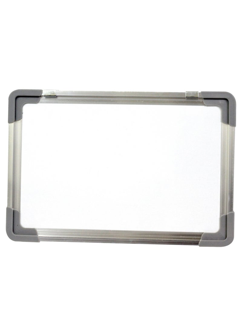 Generic Single-mounted Magnetic Whiteboard Aluminum Frame Dry-erase Whiteboard,dry-erase Magnetic Whiteboard For Home Office Size 60*40cm - Image 1
