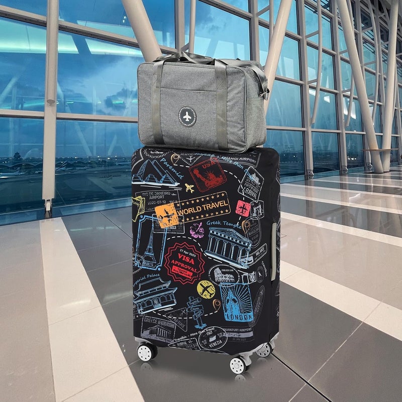 MAKINGTEC Washable Luggage Cover for 26-28 Inch Suitcases - Anti-Scratch Protector - Image 5
