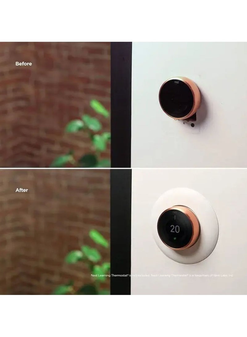 Elago Wall Plate Cover Suitable for Google Nest Thermostat Wall Plate Compatible with Nest Learning Thermostat 1st/2nd/3rd - Mirror Black - Image 5