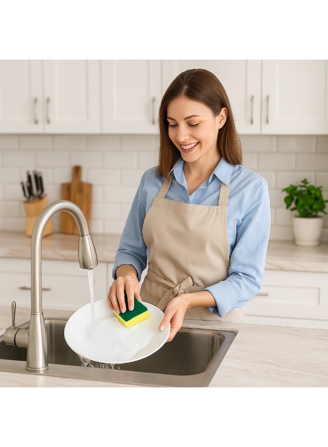 Pack of 10 Heavy-Duty Dual-Sided Kitchen & Dishwashing Sponges – Long Lasting Cleaning Pads - Image 4