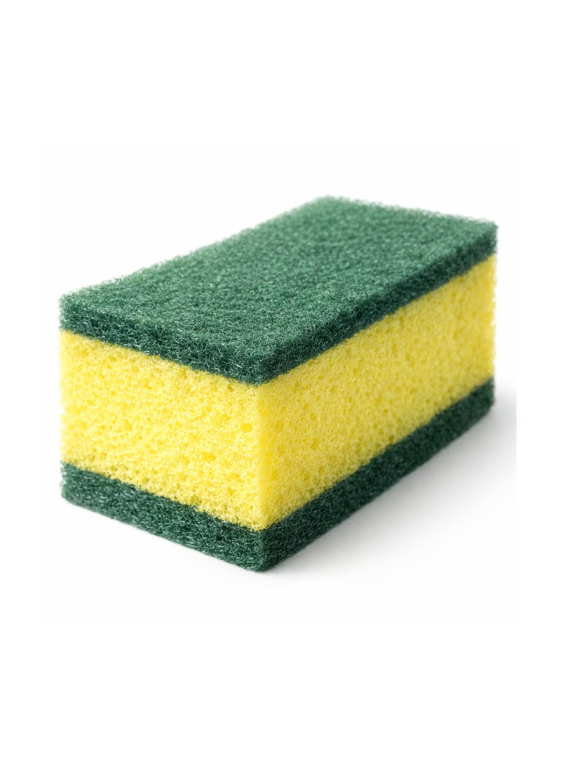 Pack of 10 Heavy-Duty Dual-Sided Kitchen & Dishwashing Sponges – Long Lasting Cleaning Pads - Image 2