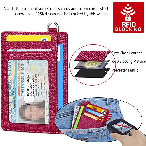 FurArt Slim Minimalist Wallet, Front Pocket Wallets, RFID Blocking, Credit Card Holder for Men-Burgundy - Image 5