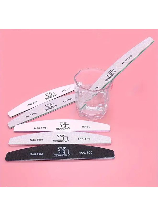 10 Pcs 180 180 Grit Double Sided Buffer Nail Files Professional Salon Manicure Tools - Image 5