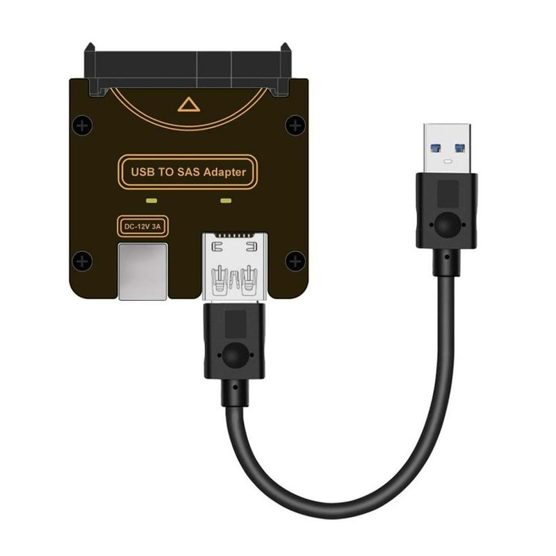 chenyang USB 30 to SAS Adapter for 2535 SFF8482 SAS Hard Disks to USB Converter Adapter Without Power Supply Need Power Supply to Work - Image 2