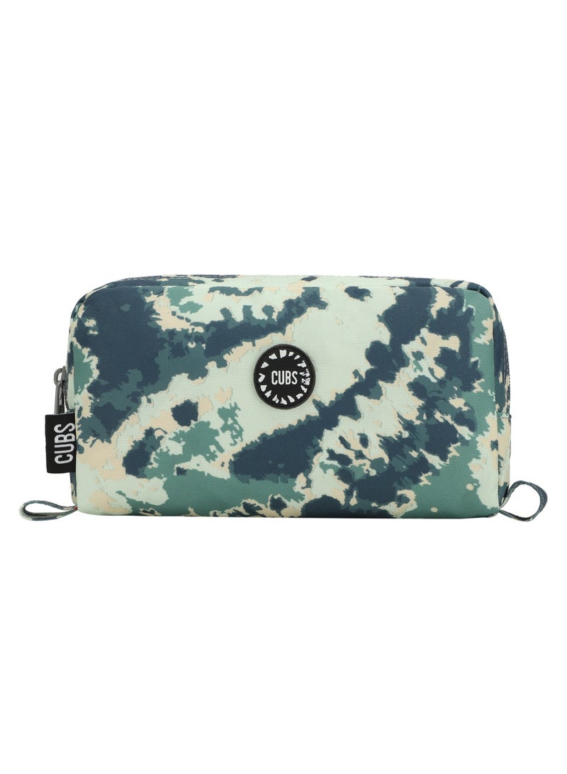 CUBS Tie Dyed Waterproof pencil case pouch with zip closure - Image 1