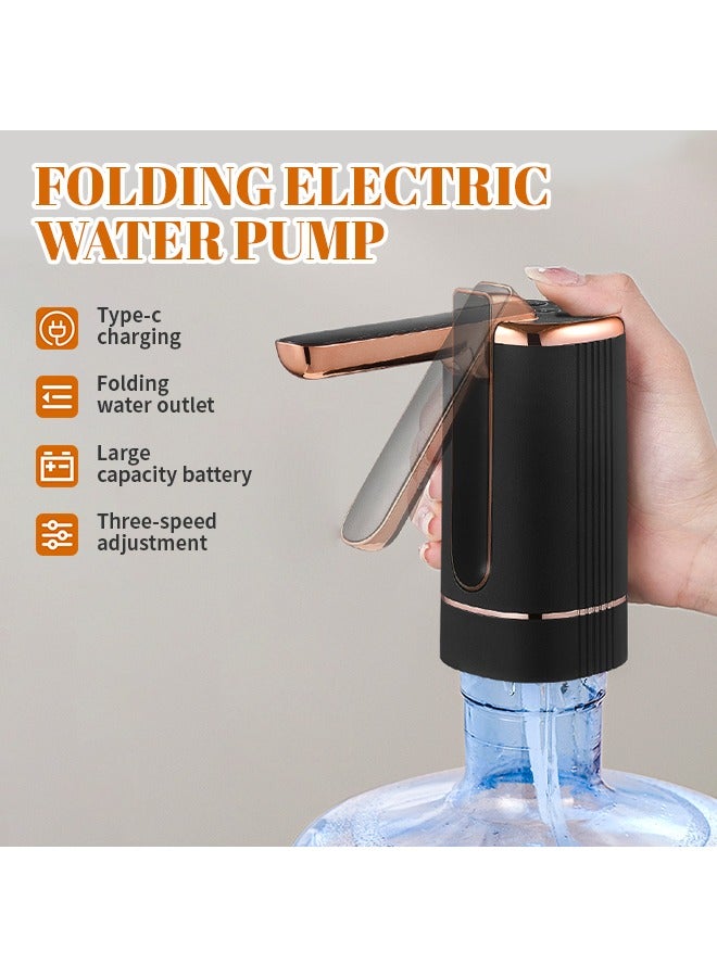 5 Gallon Water Dispensers With Straw,Timing Electric Water Jug Dispenser,USB Rechargeable Portable Drinking Water Pump,1200 mAh,Foldable water outlet,High Power for 2-5 Gal Bottle Barrel - Image 2
