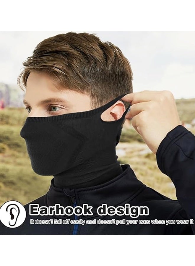 2-Pack Half Face Mask for Motorcycle Cycling - Comfortable, Windproof & Perfect for Outdoor Activities - Image 5