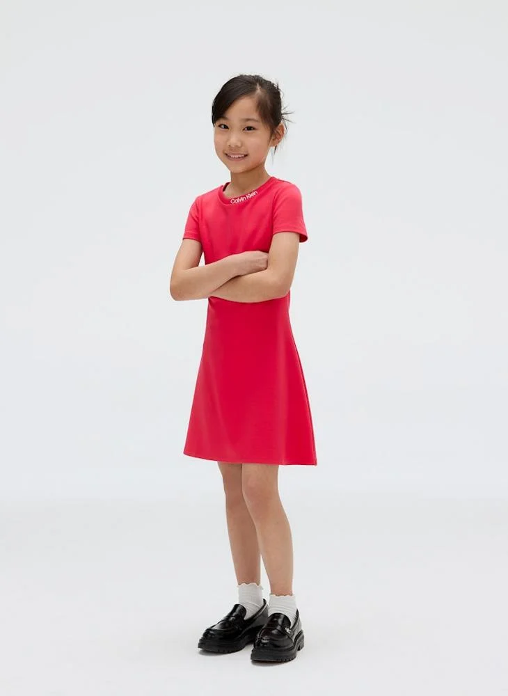 Calvin Klein Jeans Kids Punto Embroidery Dress