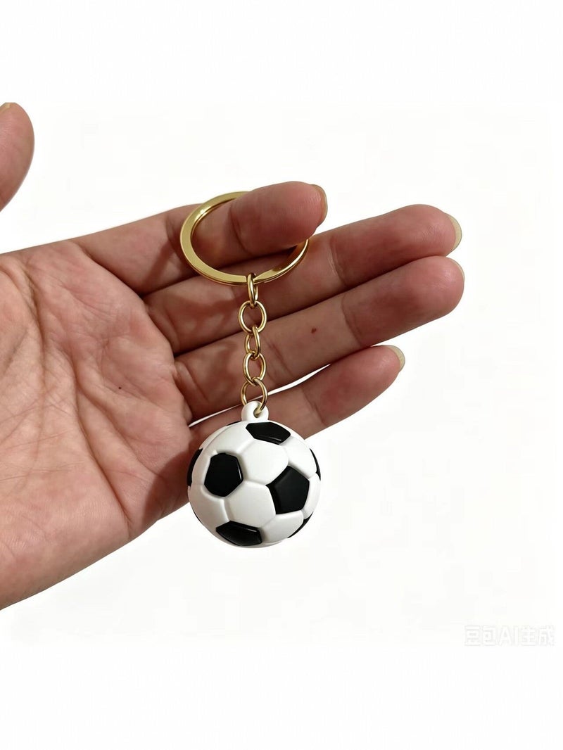 2026 World Cup Football Keychain with World Cup Trophy Pendant - Creative Fan Gift - Image 4