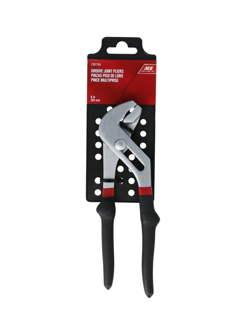 ACE PLIER GROOVE JOINT 20CM (8IN) VINYL GRIP - Image 1