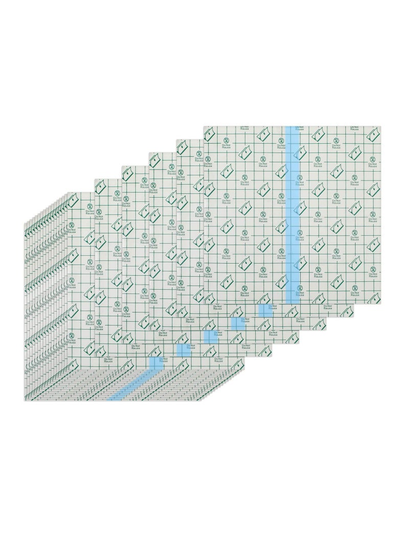 SYOSI 24Pcs Waterproof Bandage 9x9In Transparent Film Dressing Patch Adhesive Bandage Tape for Showering Swimming Protector - Image 1