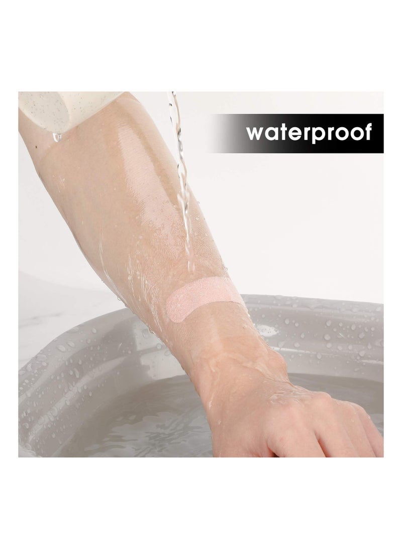 SYOSI 24Pcs Waterproof Bandage 9x9In Transparent Film Dressing Patch Adhesive Bandage Tape for Showering Swimming Protector - Image 2