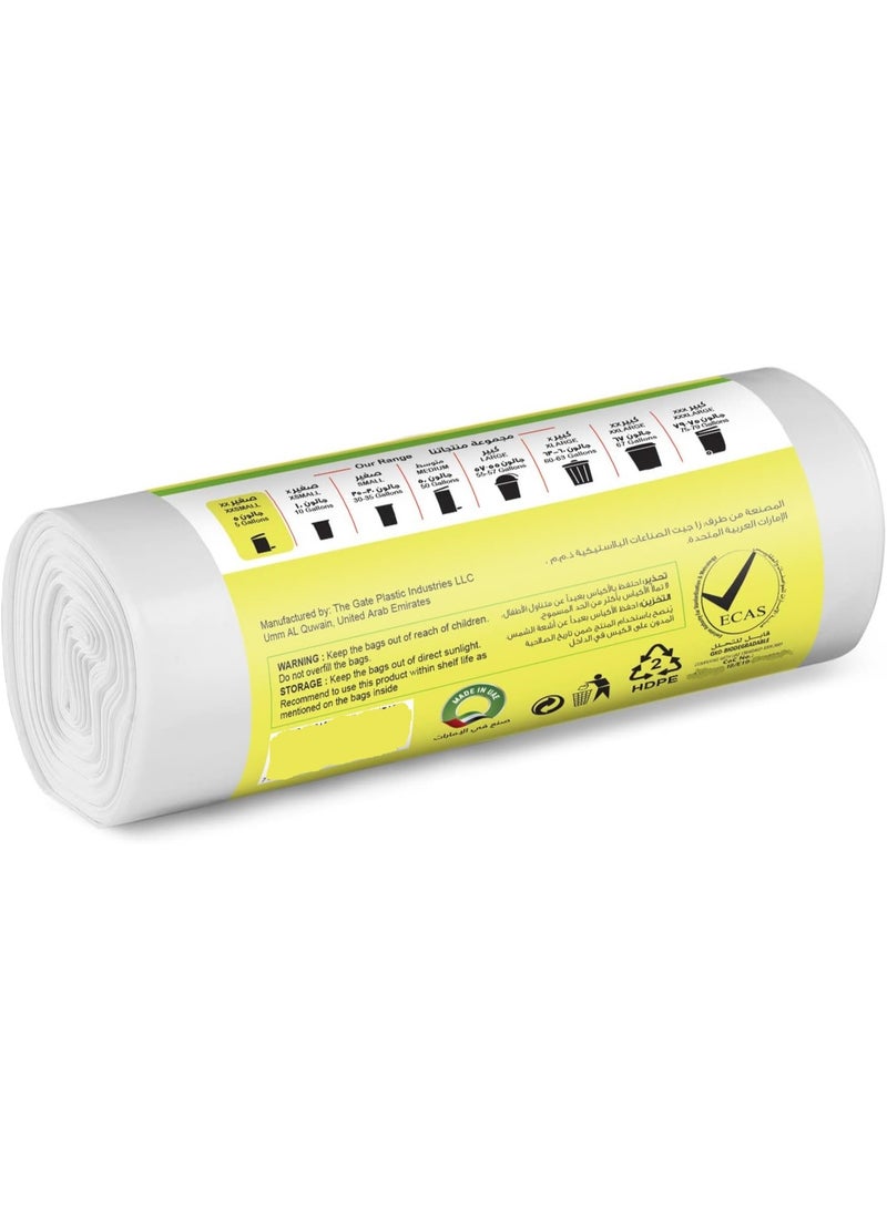 EnviroShield Biodegrabale Garbadge Bag 5 Gallon 5X30Pcs - Image 2