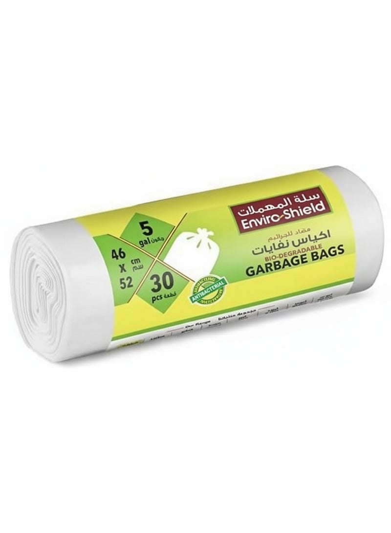 EnviroShield Biodegrabale Garbadge Bag 5 Gallon 5X30Pcs - Image 1