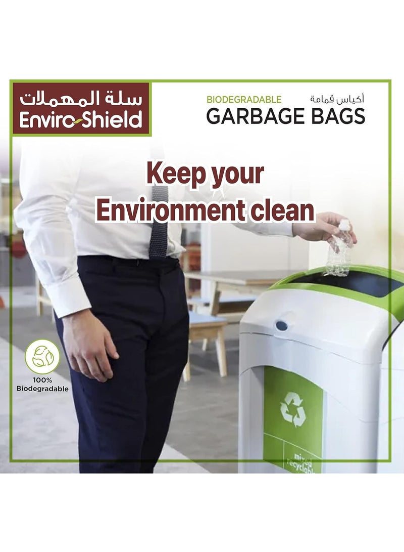 EnviroShield Biodegrabale Garbadge Bag 5 Gallon 5X30Pcs - Image 4