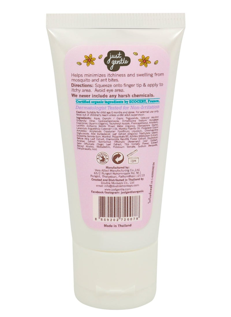 Just Gentle Baby Bite Relief Cream - Organic Aloe Vera & Lavender Oil, Soothes & Relieves Insect Bites, 30ml  - Image 2