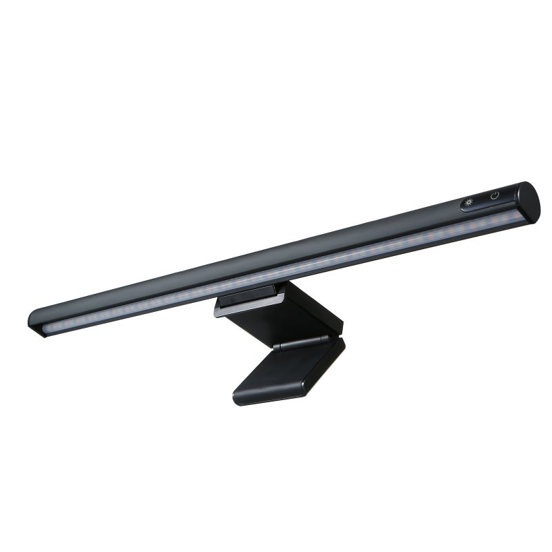 LEDs Monitor Screen H-anging Light USB-Type C Port/ 3 Colors Temperature Changing/ Stepless Dimmable Brightness Adjustable with Memory Function Portable for Study Room/ Cafe/ Home Daily Use - Image 1