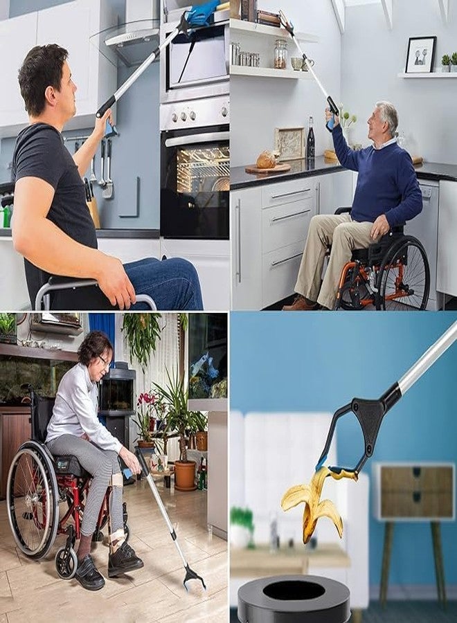 TONSYL Reacher Grabber Pickup Tool,32" Long Grabber Reacher Tool with Magnetic Tip Grabber for Elderly Grab It Reaching Tool Trash,Garbage Picker Upper,Litter Pick Up Grab Tool,Claw Grabber Stick - Image 5