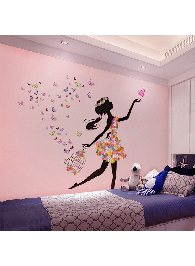 DEKOSH Girl Wall Decals for Baby Nursery | Peel & Stick Decorative Wall Art Sticker for Teen Girl Bedroom, Playroom Mural - Image 2