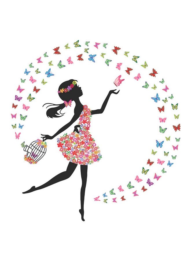 DEKOSH Girl Wall Decals for Baby Nursery | Peel & Stick Decorative Wall Art Sticker for Teen Girl Bedroom, Playroom Mural - Image 1