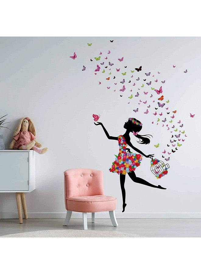 DEKOSH Girl Wall Decals for Baby Nursery | Peel & Stick Decorative Wall Art Sticker for Teen Girl Bedroom, Playroom Mural - Image 3