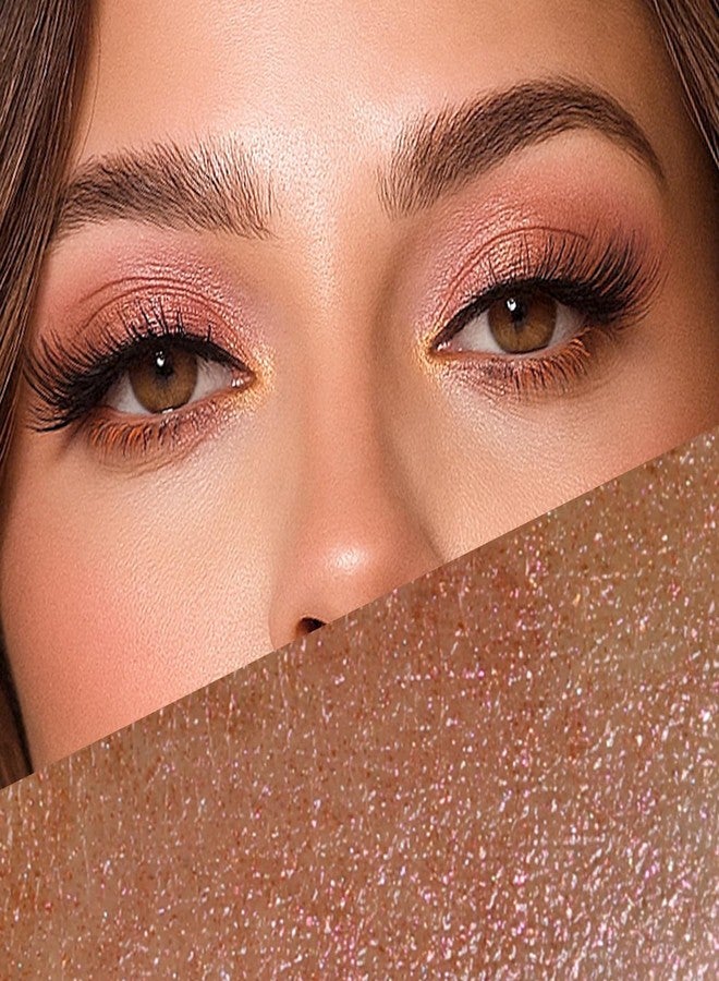 Jutqut Eyeshadow Stick, Long-lasting & Waterproof Cream Shimmer Eye shadow Sticks, Multi-Use Blendable Eyeshadow Pencil, High Pigmented Makeup, 01 Golden Sands Floating Light - Image 2