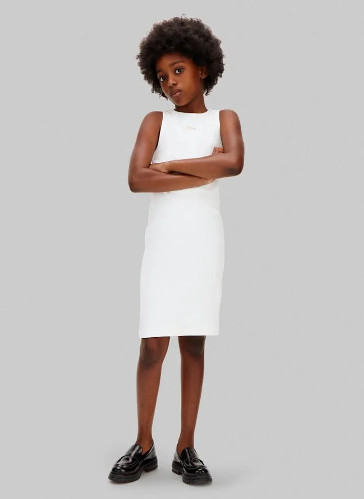 كالفن كلاين جينز Kids Ribbed Sleeveless Dress