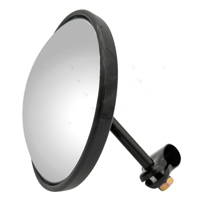 Boursin 5.7 Inch Convex Round Mirror Blind Spot For Isuzu Mitsubishi Fuso Truck Bus Atv Utv Tractor Room Scooter etc. Adjustable Bracket - Image 1