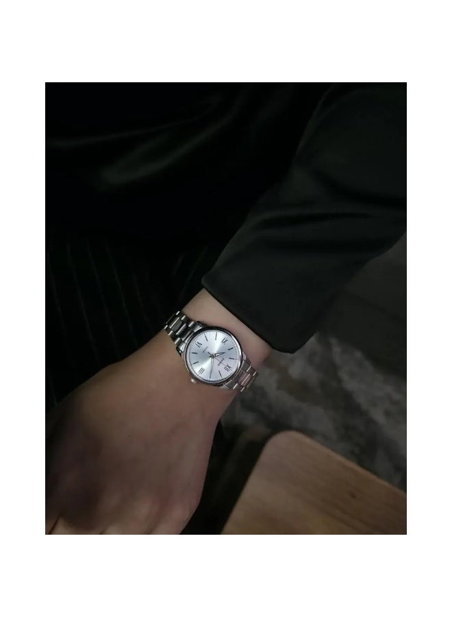 كاسيو Enticer Analog Women’s Watch LTP‑1303DD‑2AVDF, 35.5 mm Blue Dial, Ion‑Plated Stainless Steel Case & Bracelet, 50 m WR - Image 2