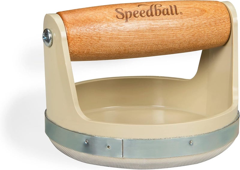 Speedball Block Printing Baren - Comfortable Wooden Handle, Made in the USA - 4 Inches (4139) - Image 2
