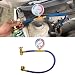 Alieemo R134A Car AC Refrigerant Charging Hose Air Conditioning Charge Hose with Gauge 12 Dispensing Valve Automotive AC System Maintenance Accessories Universal for SUV RV Truck - Image 2
