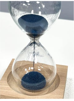 Hourglass, Magnetic Hour Glass Sand Timer with Wooden Base Home Decor Desktop Accessories (Blue) - pzsku/Z30E2161962FAEBD883F6Z/45/_/1725883132/c598aef3-9d9d-448d-8b91-b630302545b8