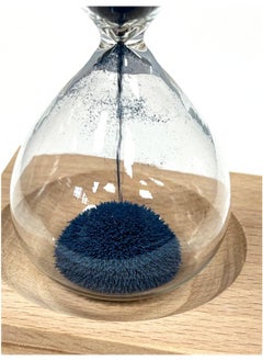 Hourglass, Magnetic Hour Glass Sand Timer with Wooden Base Home Decor Desktop Accessories (Blue) - pzsku/Z30E2161962FAEBD883F6Z/45/_/1725883150/e08fa9c4-83c9-41c2-9cbd-53b5f1b25952