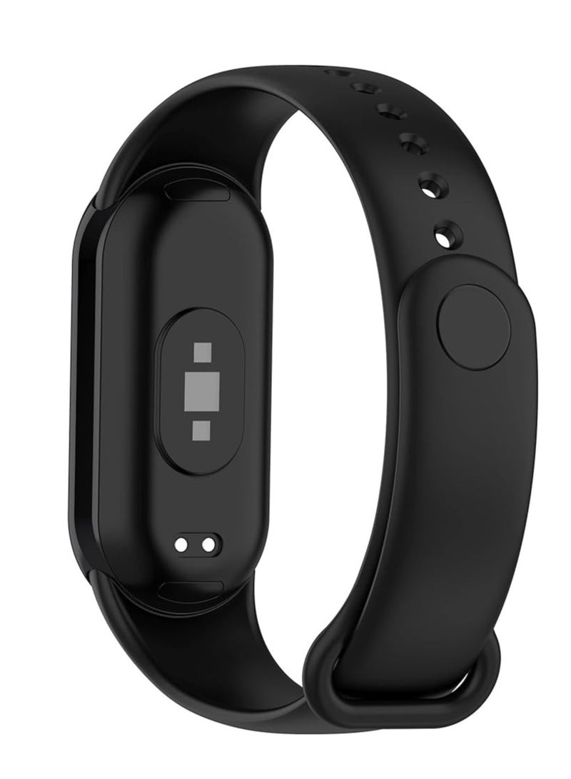 Band Compatible with Xiaomi Mi Band 8 /9 Replacement Band, Silicone Skin-Friendly Wrist Strap Adjustable Sports Wristbands for Women Men Xiaomi Band 8 - Image 2
