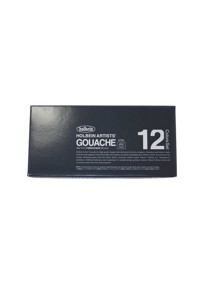 Holbein Artists Gouache Set Of 12 5Ml Tubes  - Image 2