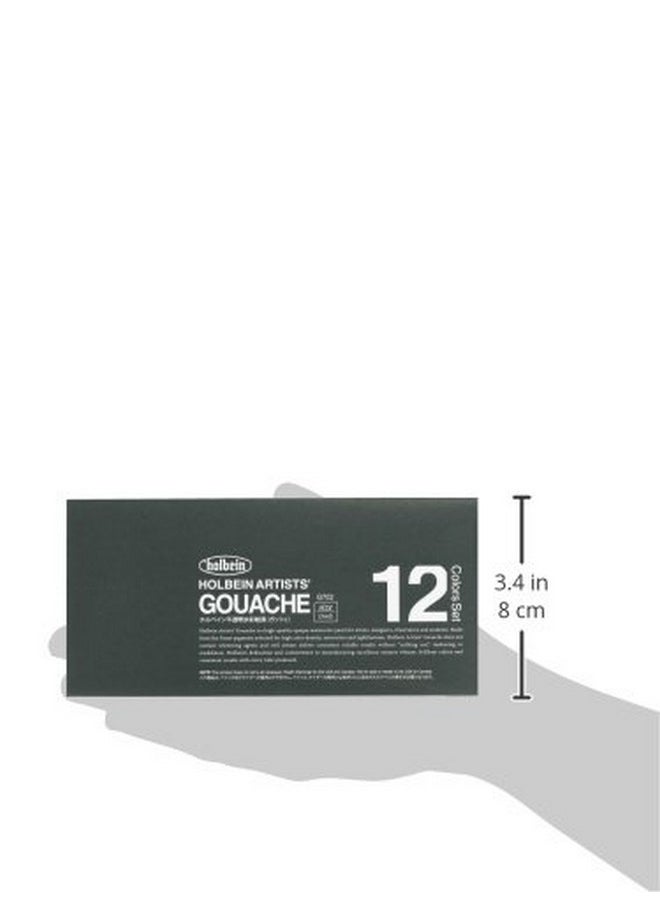 Holbein Artists Gouache Set Of 12 5Ml Tubes  - Image 4