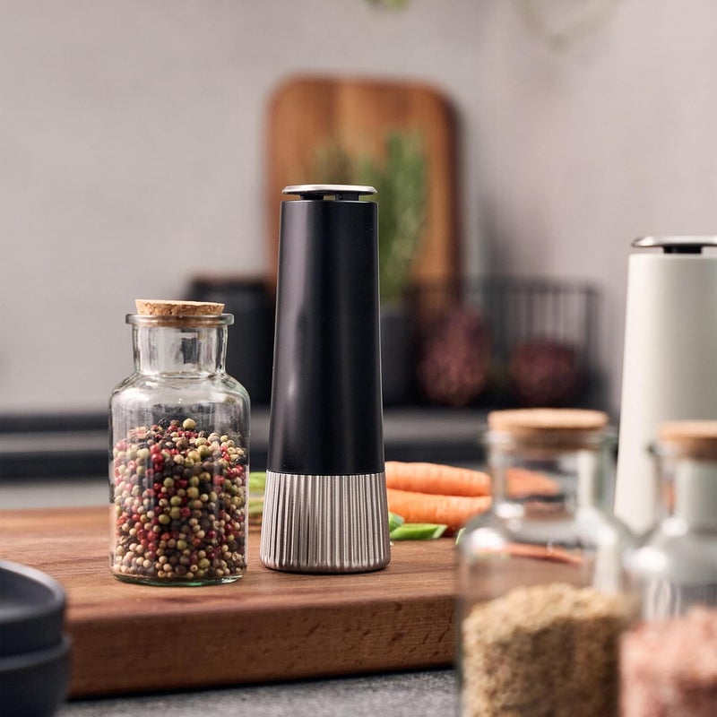 Zwilling ZWILLING Spices UpsideDown Manual 2pc Spice Mill Set Black  Ivory  - Image 2
