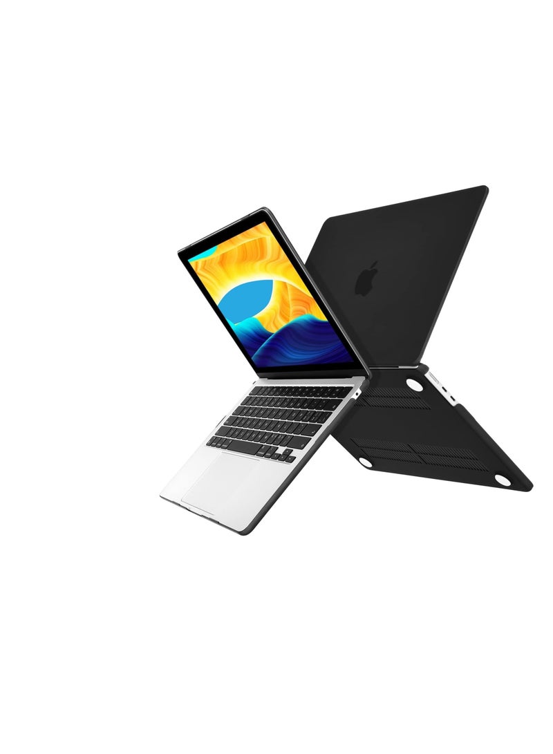 Zexen Case Compatible for NEW Macbook Air 13.6 inch M3 A3113 M2 A2681 with Touch ID, 2024 2023 2022 Release,Air 13 Plastic Hard Shell Cover, Matte Surface, Black  - Image 5