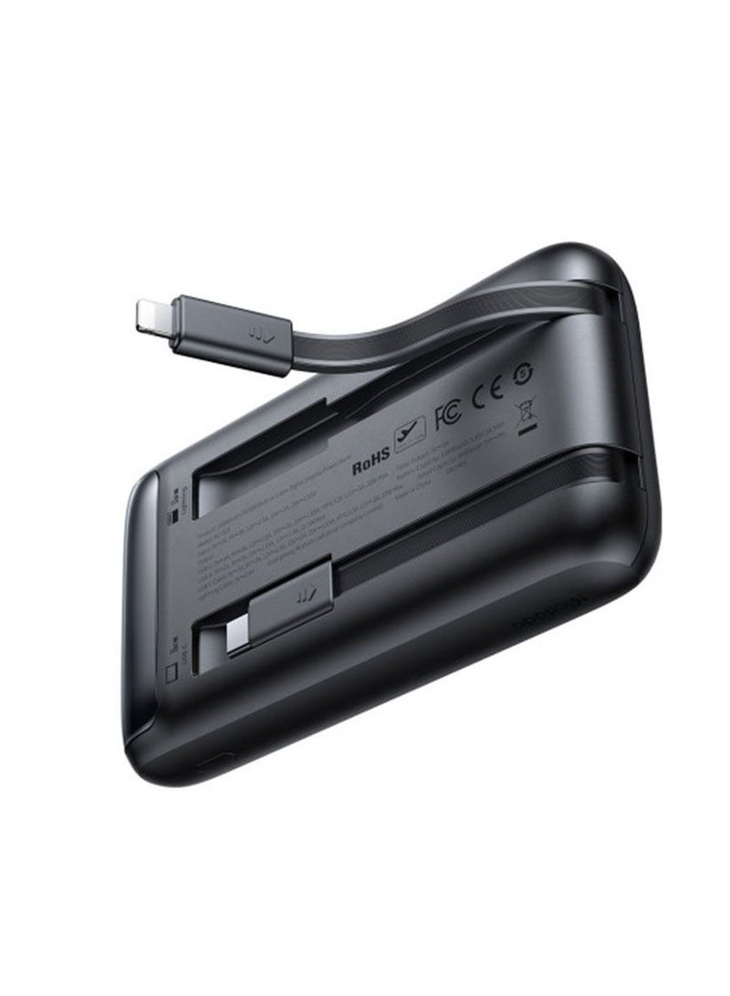 Mcdodo 33W 10,000 mAh with Built-in Cables and Digital Display – MC-0231 – Black - Image 2