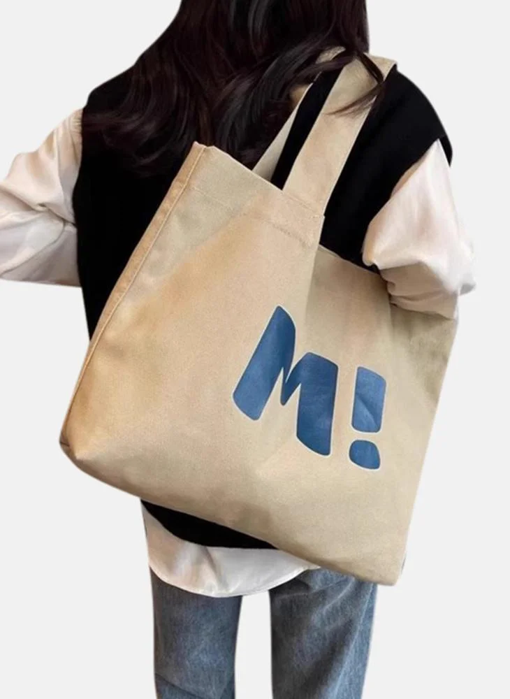 YUNIQEE Beige Printed Lifestyle Tote Bag