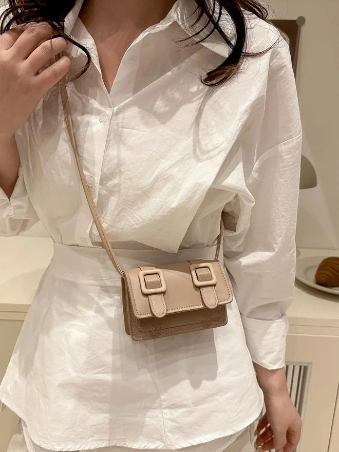 Styli  Beige Crossbody Bag with Adjustable Strap for Women | Best Price UAE