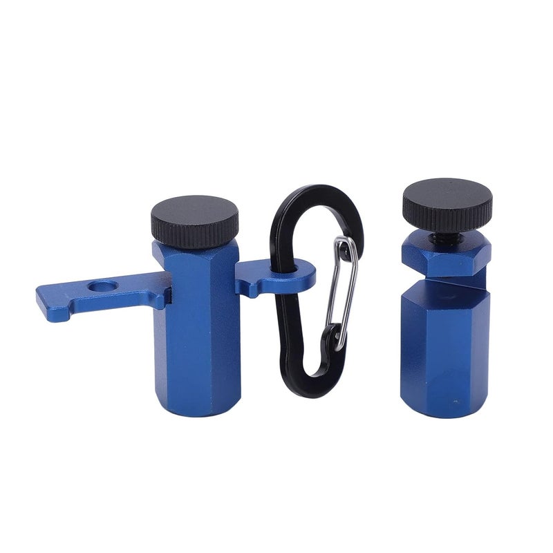 برغي إبهام سداسي مسطح من سبائك الألومنيوم الأزرق للسلالم للتأطير والعوارض الخشبية - Image 1