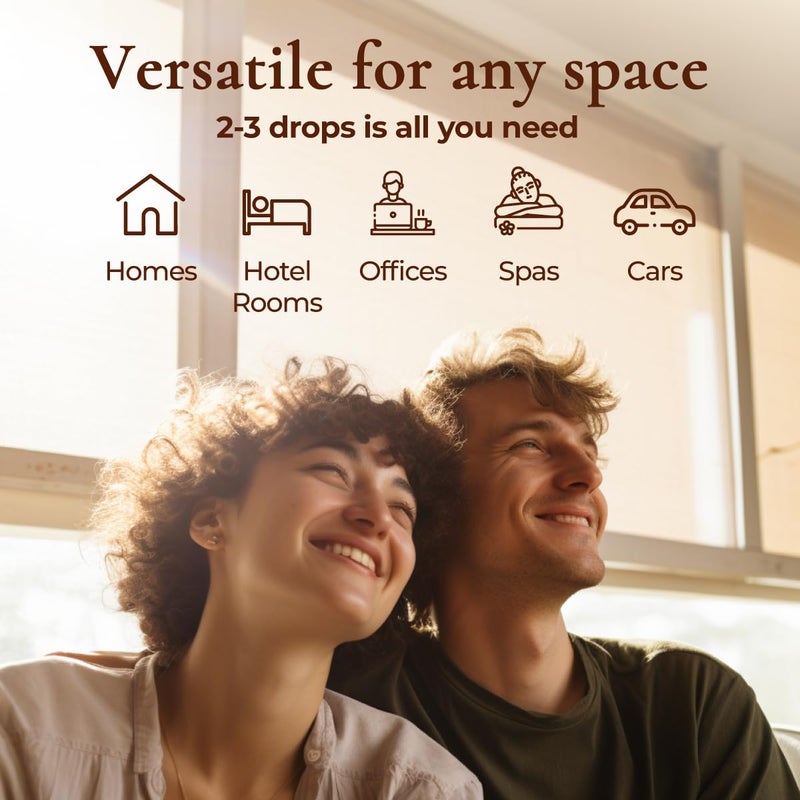 Gya Labs Santal Diffuser Essential Oil Blend - 100% Pure Natural Aromatherapy Sandalwood Essential Oils for Diffusers for Home - Santal Perfume for Car & Office (0.34 Fl Oz) - Image 5