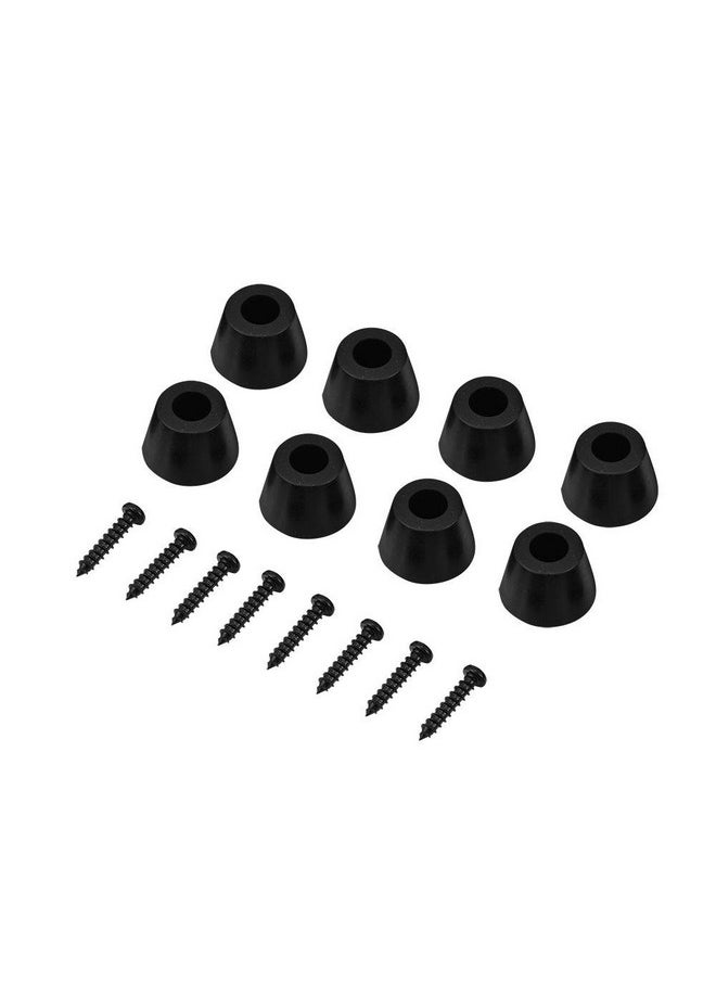 Wendry 8 Pcs Speaker Spike Pad Kit Rubber Feet Antivibration Base Pad Stand Hifi Speaker Shockproof Cone Base Pads Suitable For Hifi Speaker Amplifier  - Image 1
