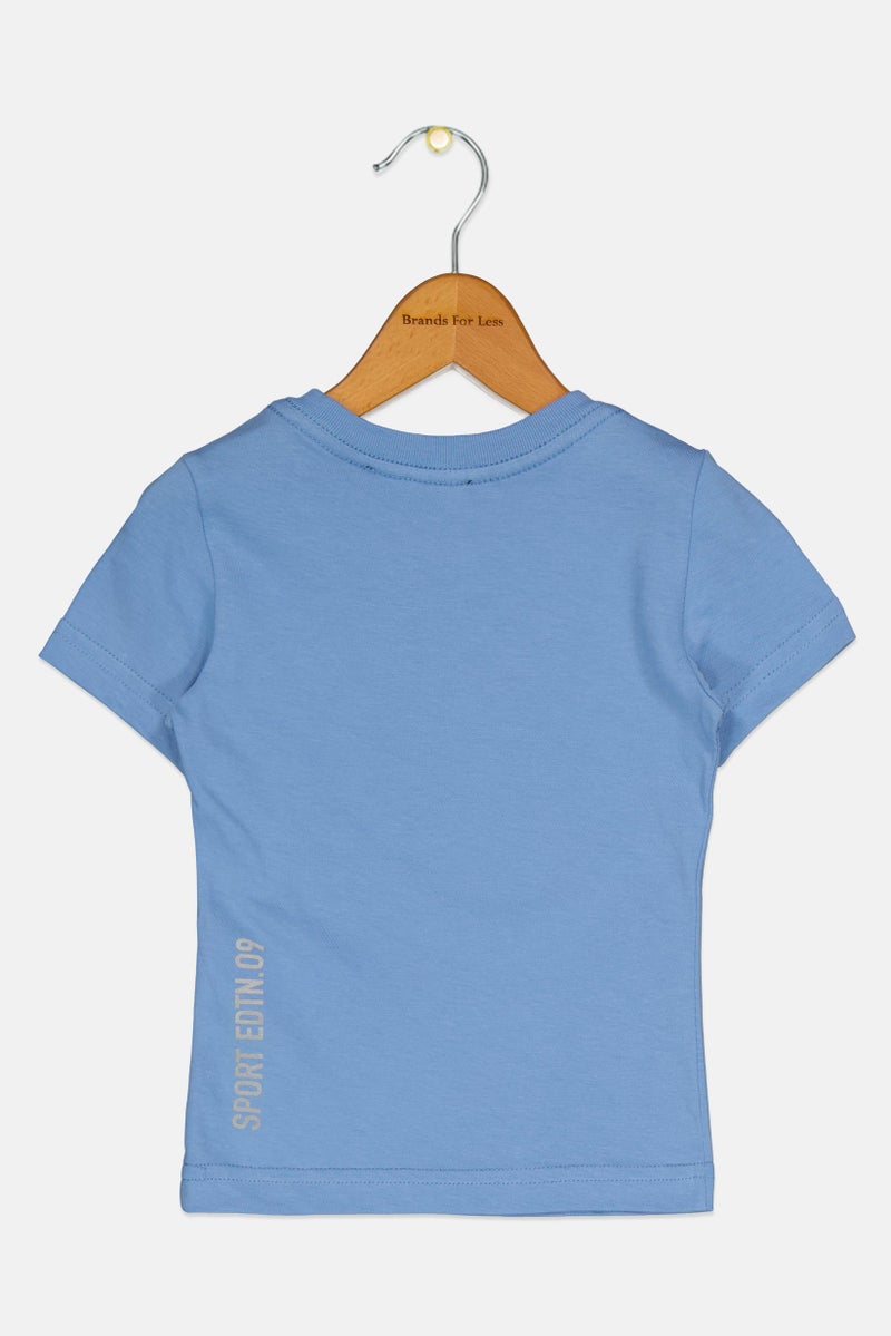 DSQUARED2 Toddlers Boy Brand Logo Short Sleeve T-Shirt, Blue - Image 2