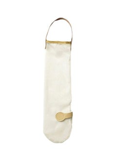 Y&D Vegetable Onion Garlic Hanging Storage Bag Beige 40x11cm  - Image 1