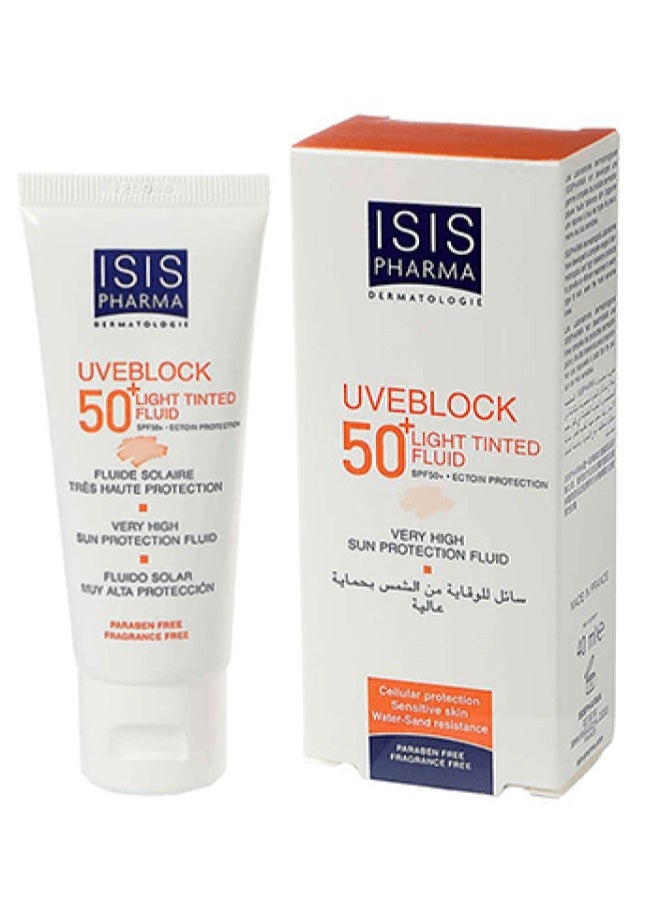 إيزيس فارما سائل الحماية من الأشعة فوق البنفسجية غير مرئي بعامل الحماية 50, 40ملليلتر - Image 1