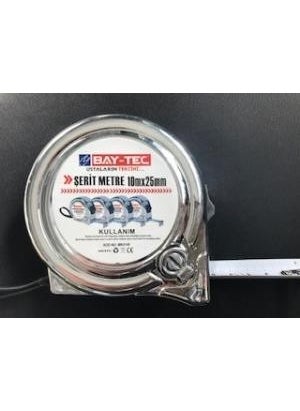 Bay-Tec MK4149 10MT 25MM Chrome Tape Measure 