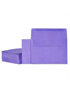 MATICAN Invitation Envelopes 100Pack 5X7 Envelopes A7 Envelopes For Invitations Purple 5 1 4 X 7 1 4 Inches  - Image 2